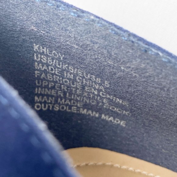 JustFab - NWOT, Khloy, Simple Stunning Blue Heal, Size 6.5 (EUR 37.5) - Picture 6 of 8